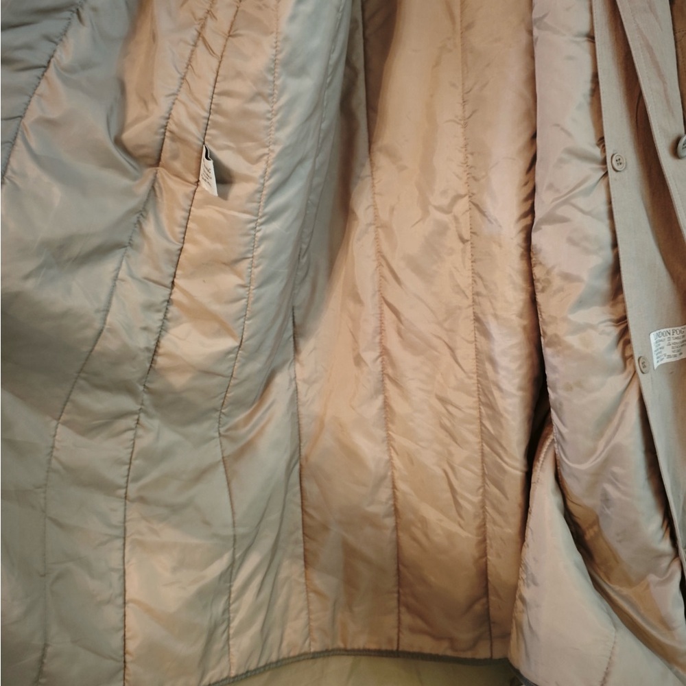 Vintage London Fog Trench Coat with Removable Lining Longline Raincoat - Picture 5 of 9